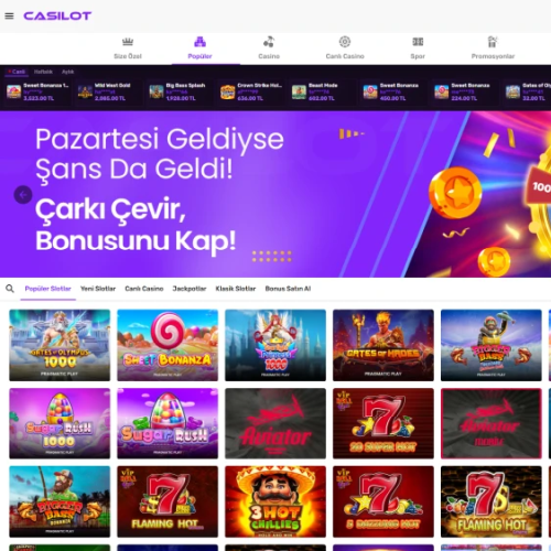Casilot ekran görüntüsü
