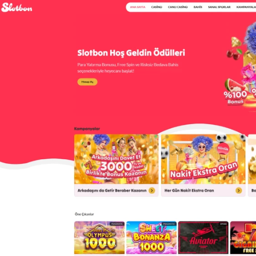 Slotbon ekran görüntüsü